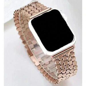 Stainless Steel Fish Scale Watch Band